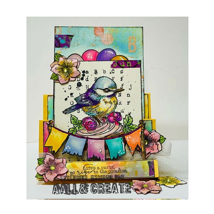Aall and Create Clear Stamps - Buttercream Birdy Bliss #1139 A7