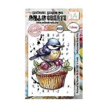 Aall and Create Clear Stamps - Buttercream Birdy Bliss #1139 A7