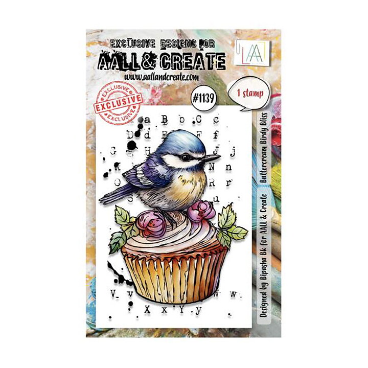 Aall and Create Clear Stamps - Buttercream Birdy Bliss #1139 A7