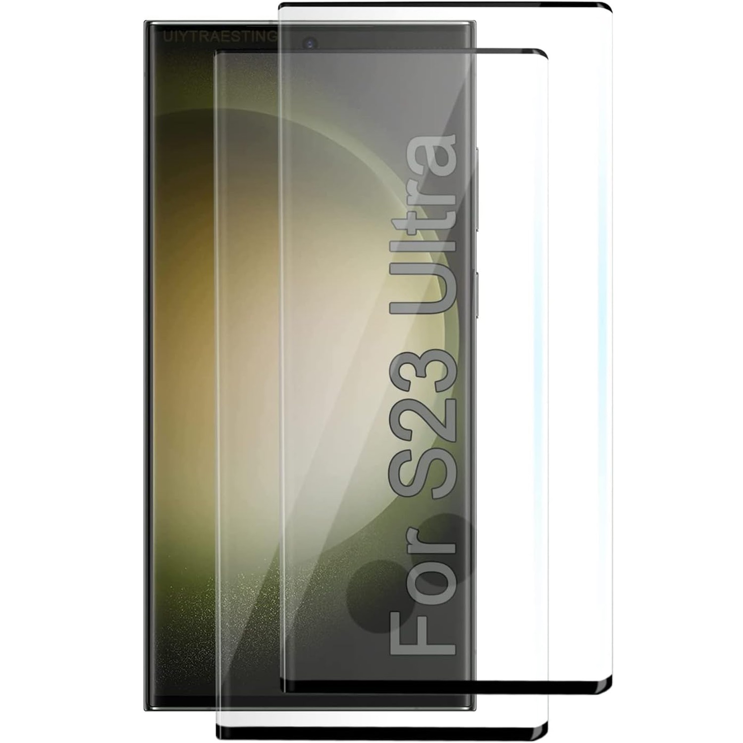 2-Pack Samsung S23 ULTRA 5G Skärmskydd - Härdat Glas 9H - Super kvalitet 3D
