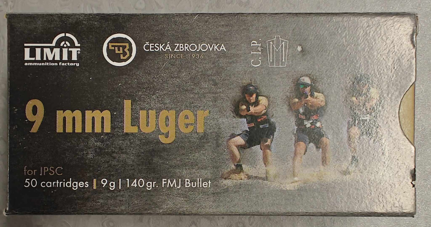 Limit-Z 140gr FMJ - 9x19