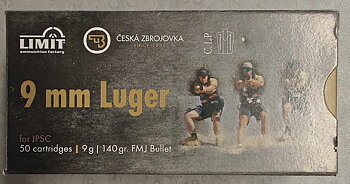 Limit-Z 140gr FMJ - 9x19