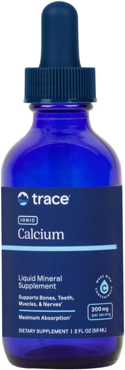 Trace Minerals Liquid Ionic Calcium 200 mg 59 ml