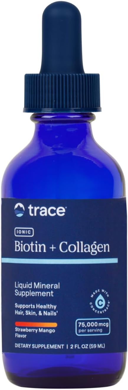 Trace Minerals Ionic Biotin & Collagen 59 ml