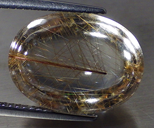 Piedra preciosa de cuarzo rutilo dorado completamente única de 11,14 ct muy hermosa - 3