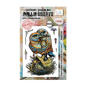 Aall and Create Clear Stamps - Nested Love #1108 A7