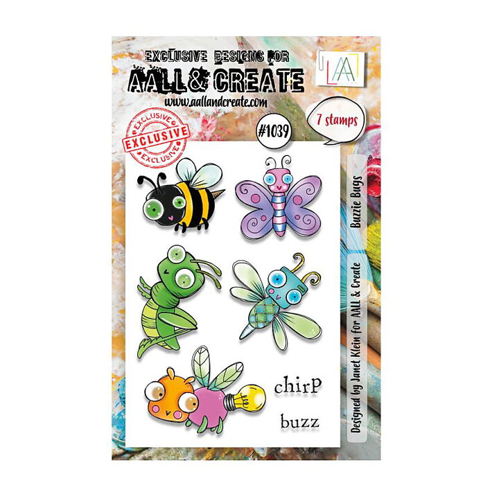 Aall and Create Clear Stamps - Buzzie Bugs #1039 A7