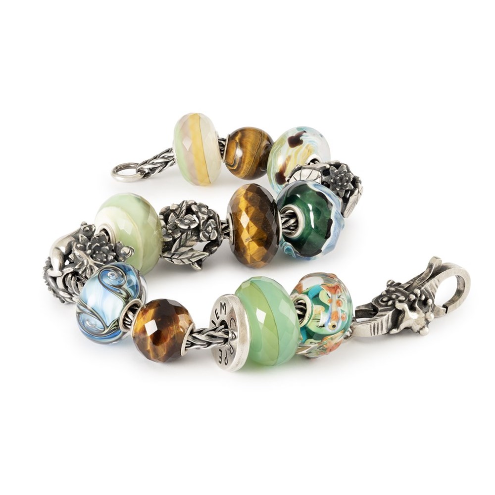 Trollbeads Sage Waterstone glaskula - 3