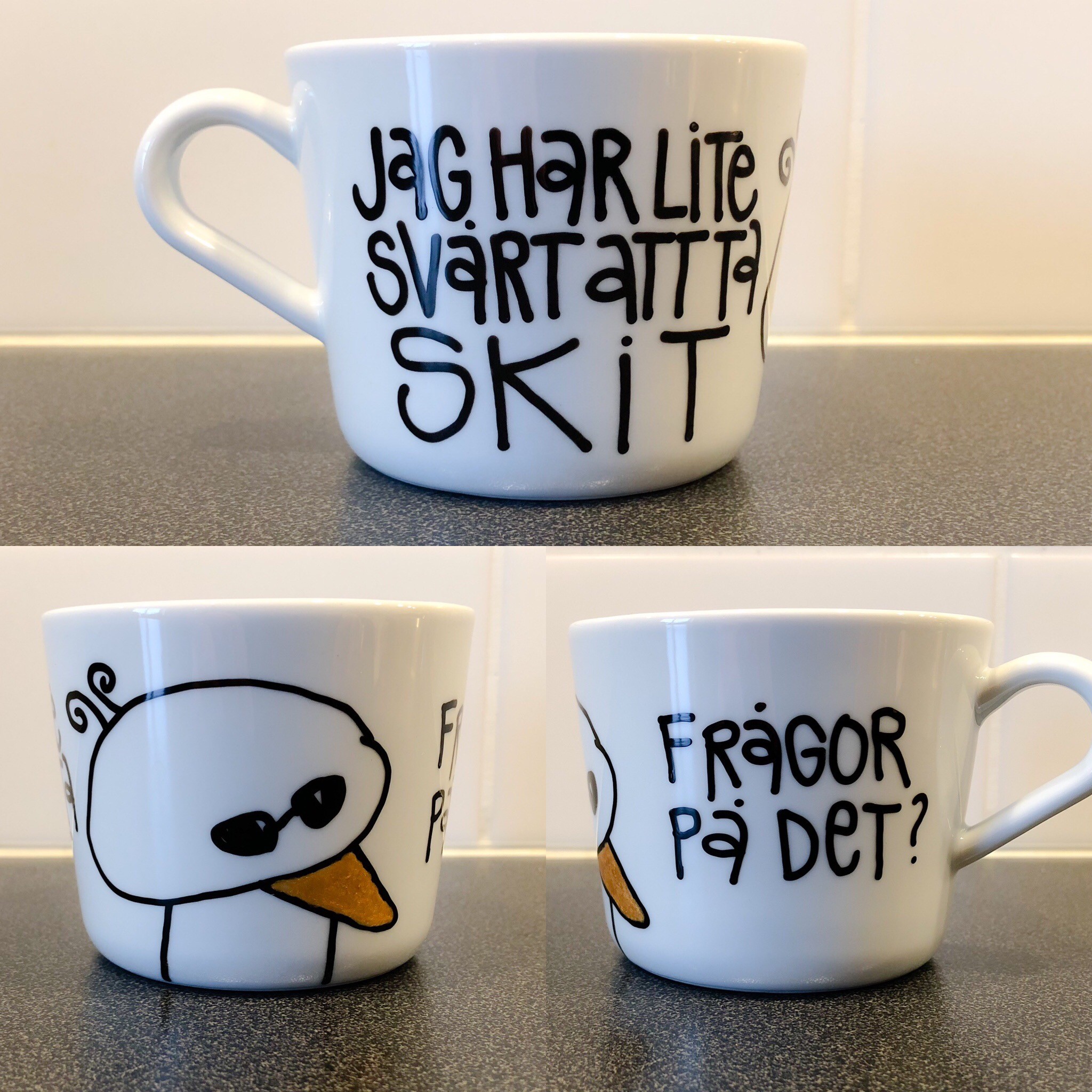Jag har lite svårt att ta skit frågor på det ?