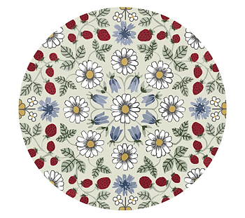 Rund plasttablett Mimmi 38cm