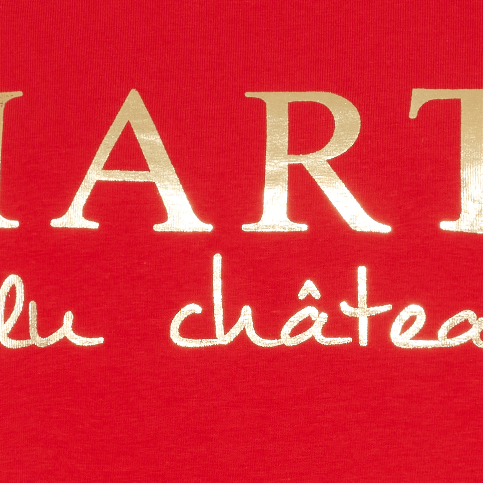Marta T-shirt logo Röd - 5