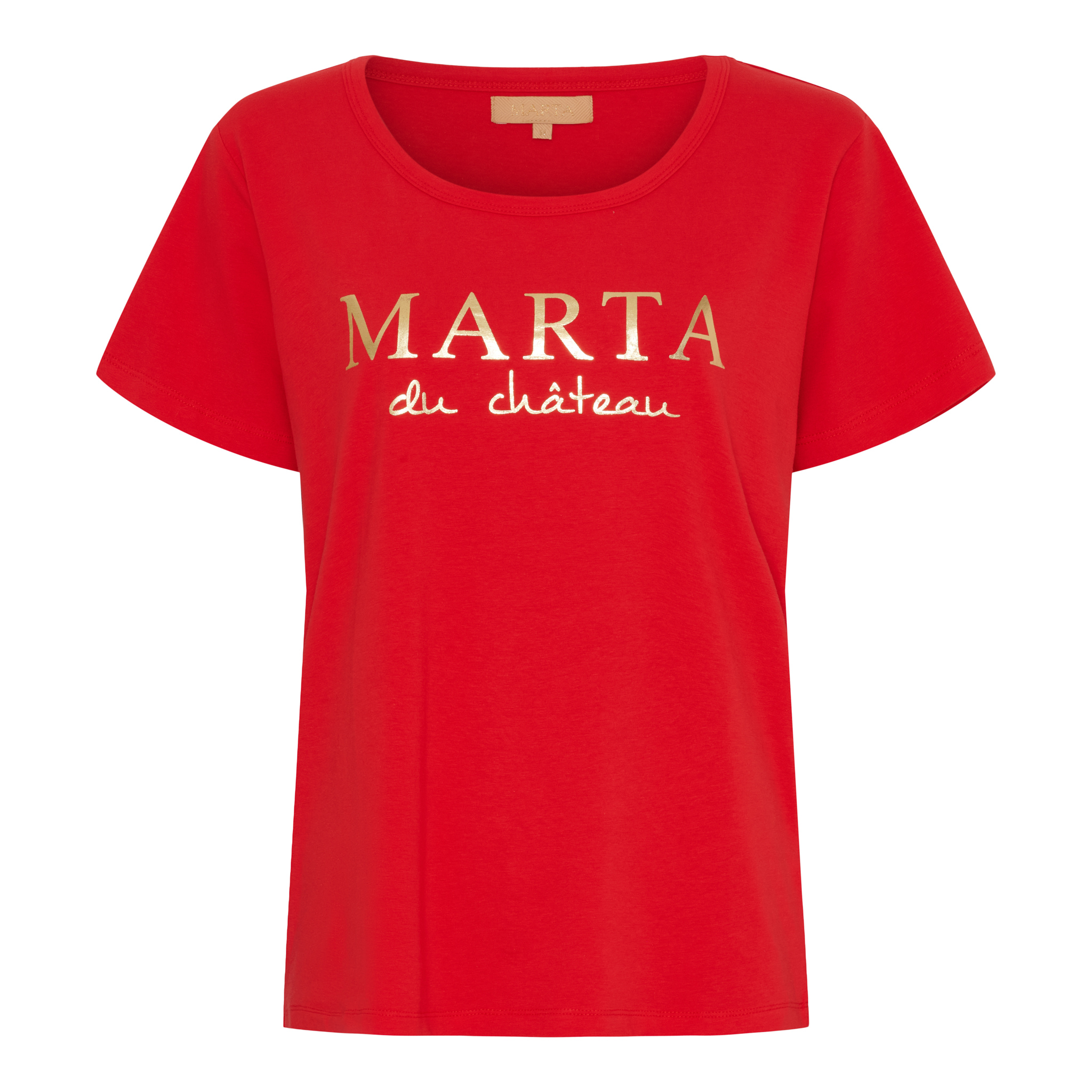 Marta T-shirt logo Röd - 3