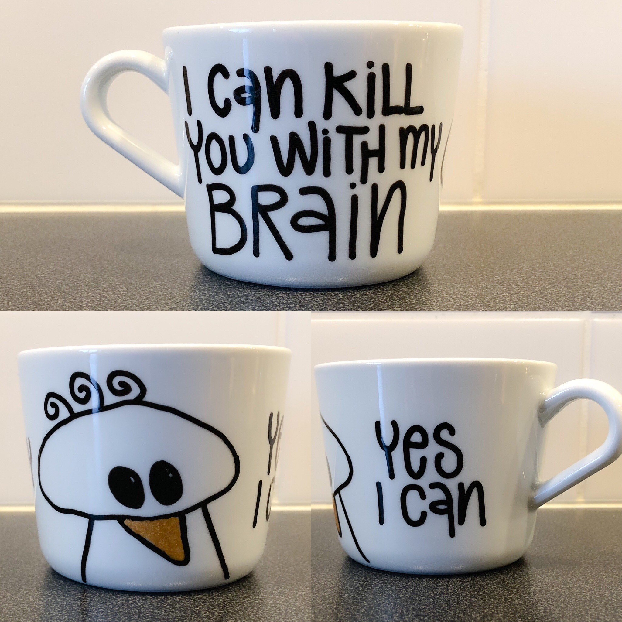 I can kill you with my brain