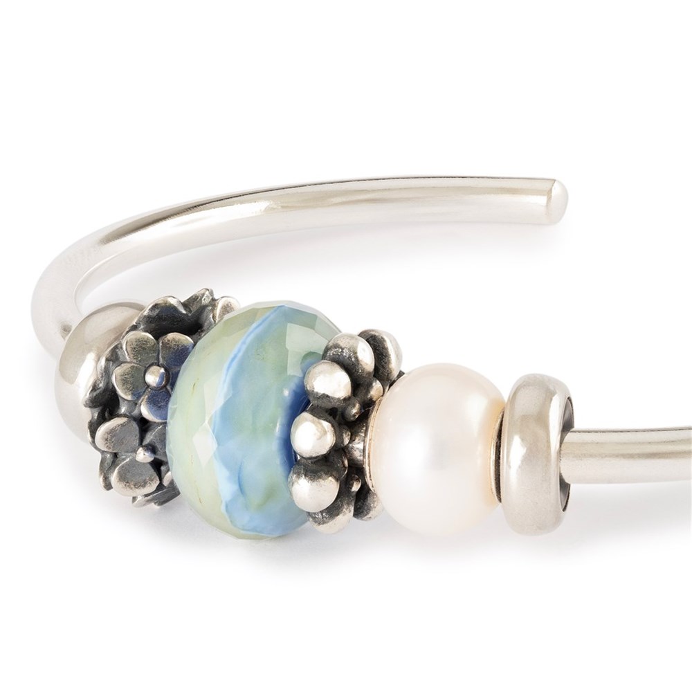 Trollbeads Lagoon Waterstone glaskula - 2