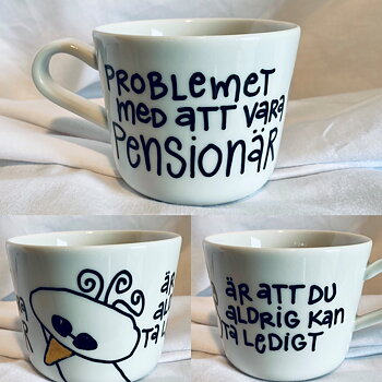 problemet med att vara pensionär är att man aldrig kan ta ledigt