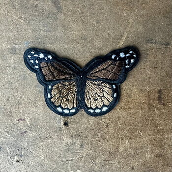 Tygmärke brun fjäril