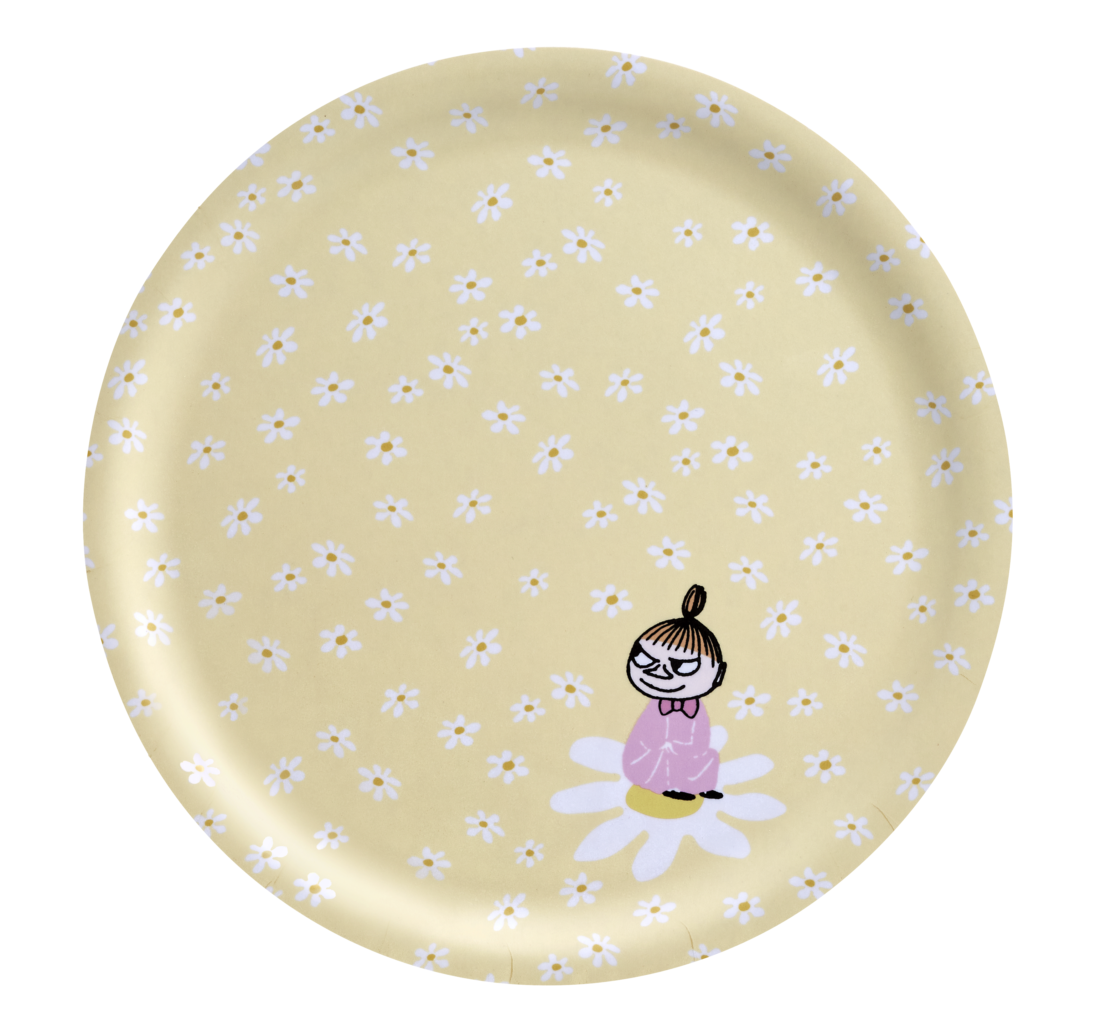 Round Moomin tray 25 cm - Flowers