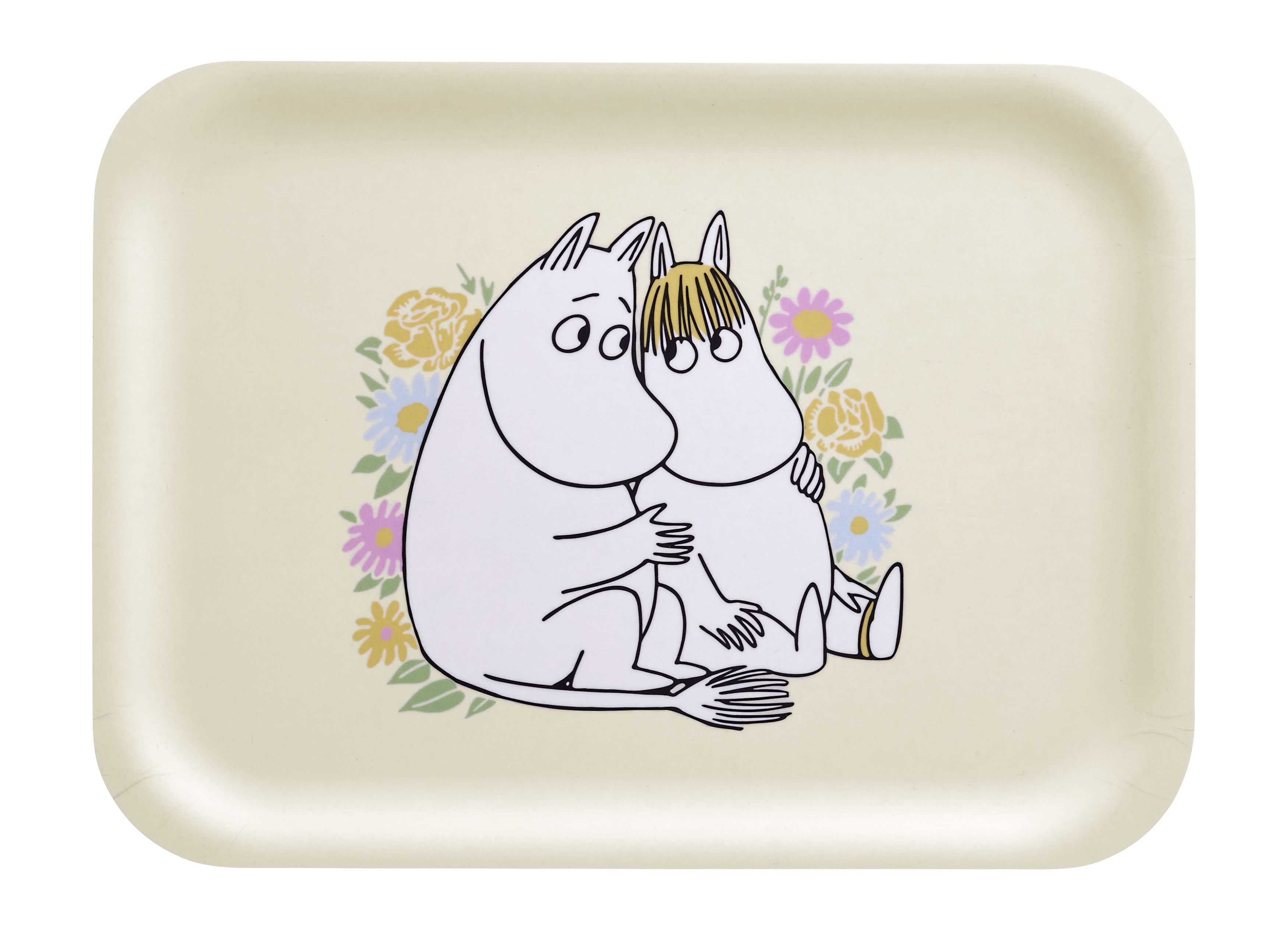 Moomin Tray 27x20 cm - Flowers
