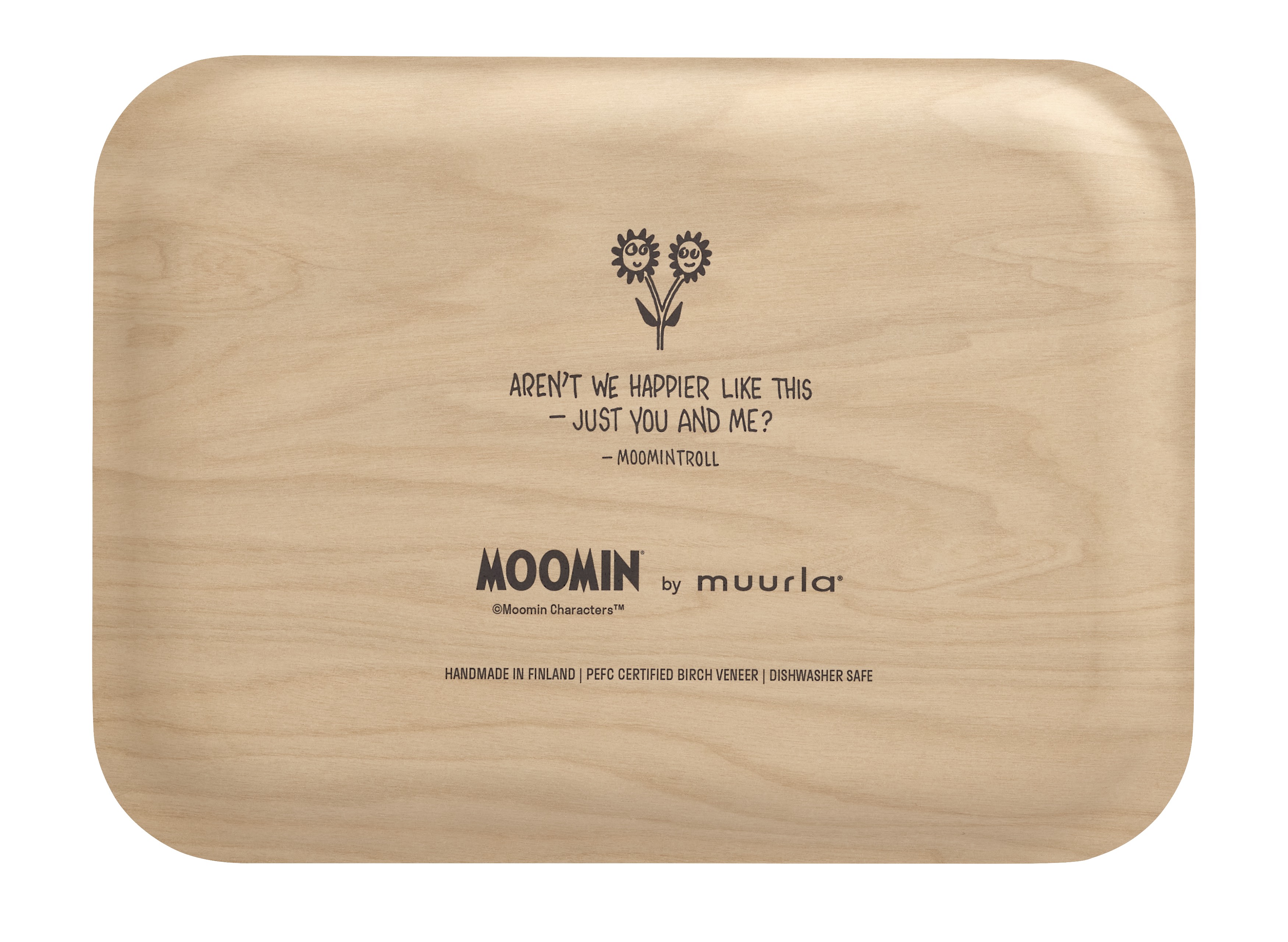 Moomin Tray 27x20 cm - Flowers - 2