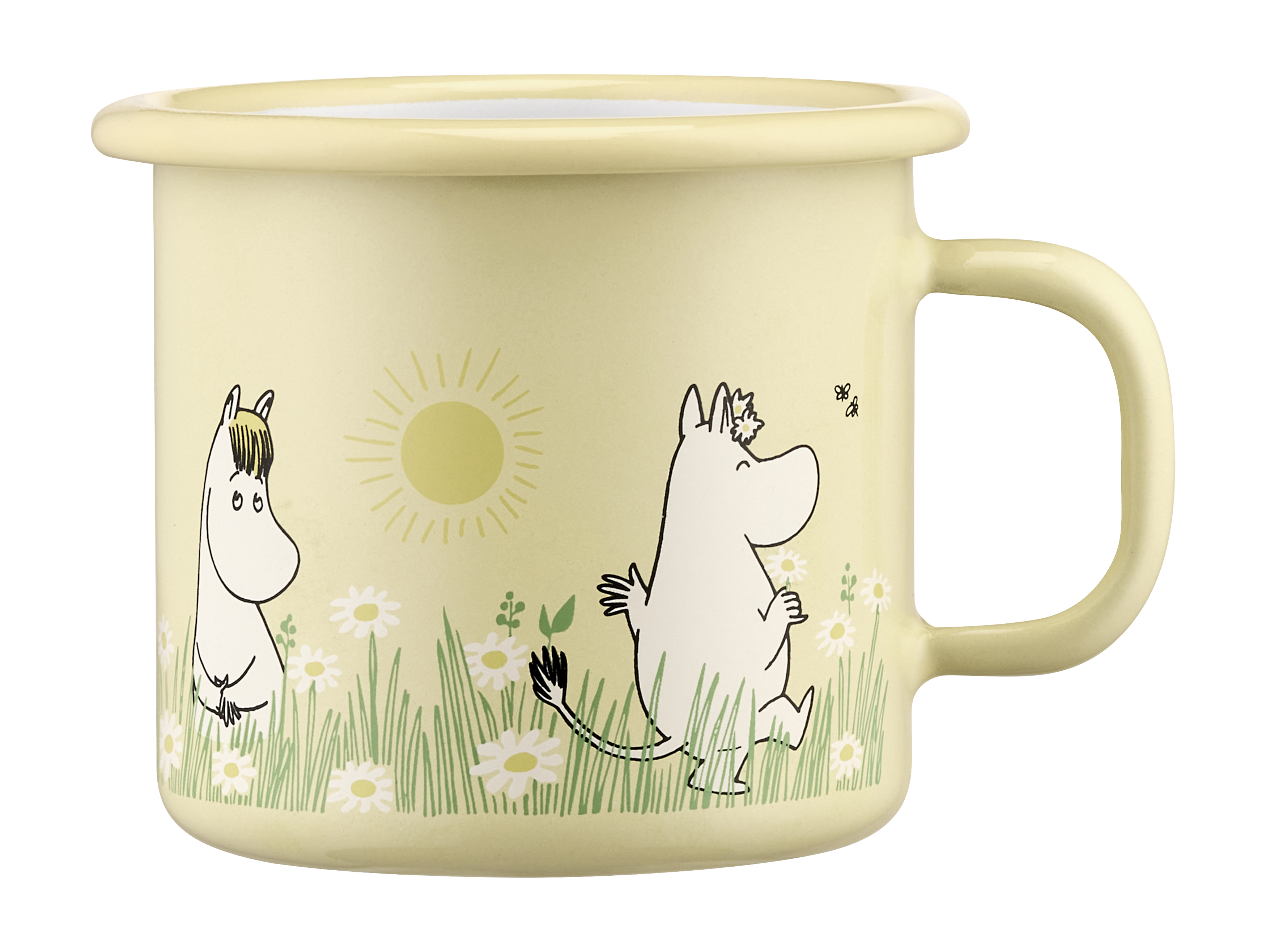 Mumin Emaljmugg 2,5 dl - Äng