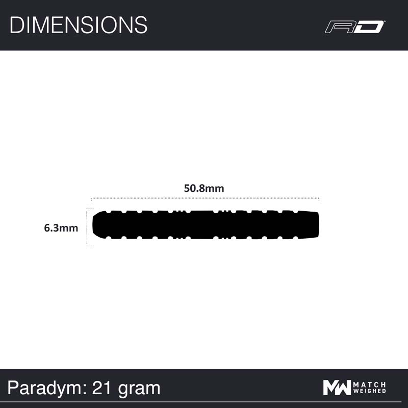 Red Dragon Paradym 90% Tapered 21g - 7