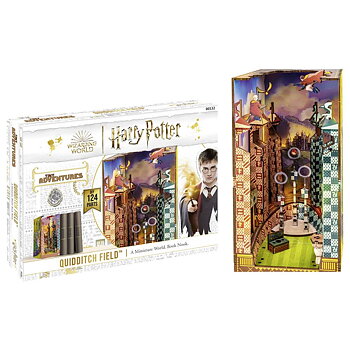 Harry Potter Tiny Adventures Book Nook Mini Diorama Quidditch Pitch 23 cm