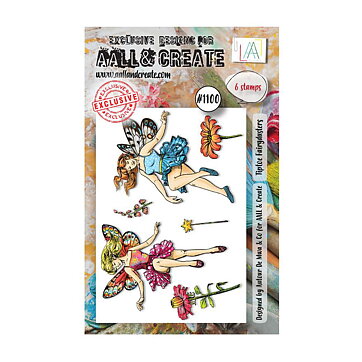 Aall and Create Clear Stamps - Tiptoe Fairydusters #1100 A7