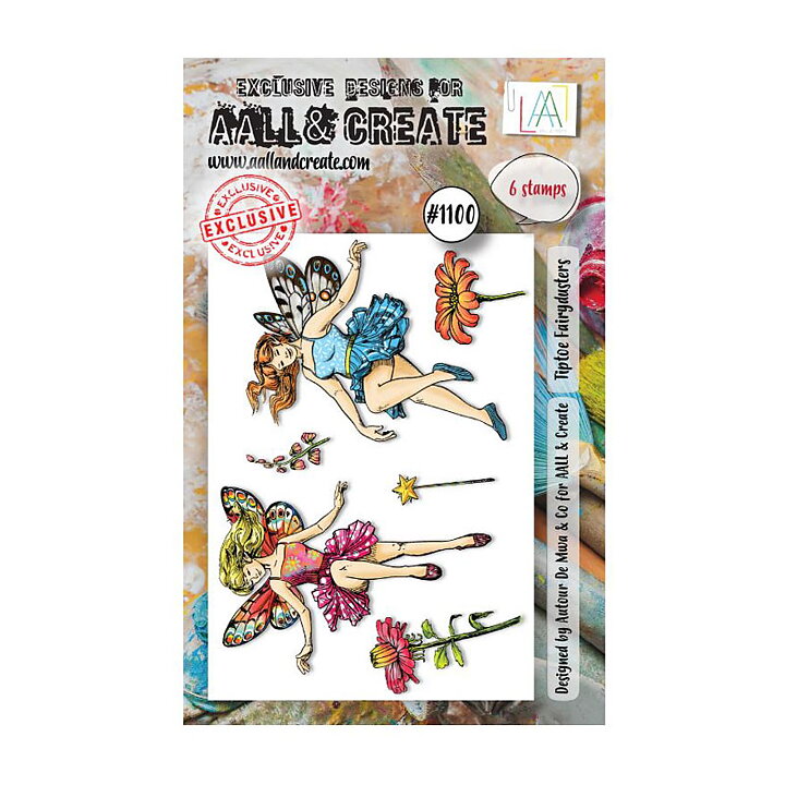 Aall and Create Clear Stamps - Tiptoe Fairydusters #1100 A7