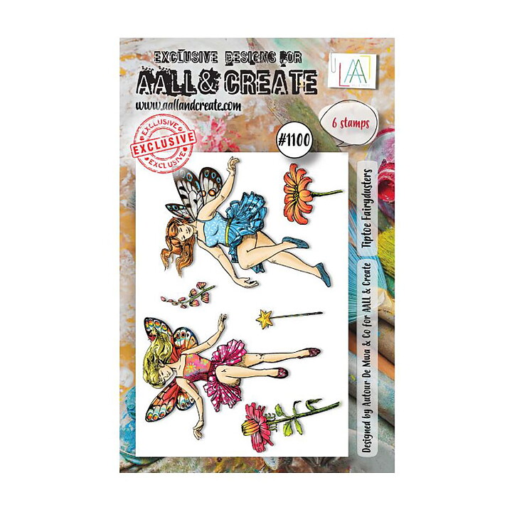Aall and Create Clear Stamps - Tiptoe Fairydusters #1100 A7