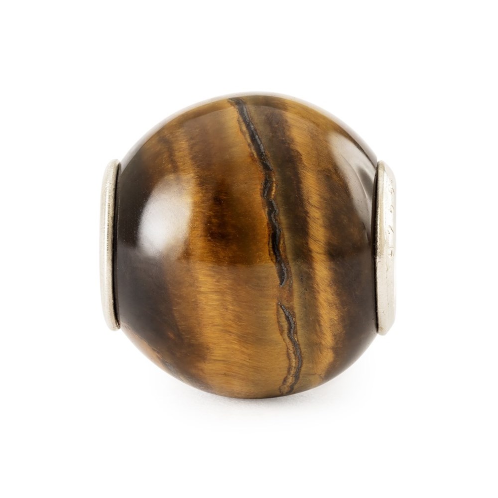 Trollbeads Rund Tigeröga stenkula - 3