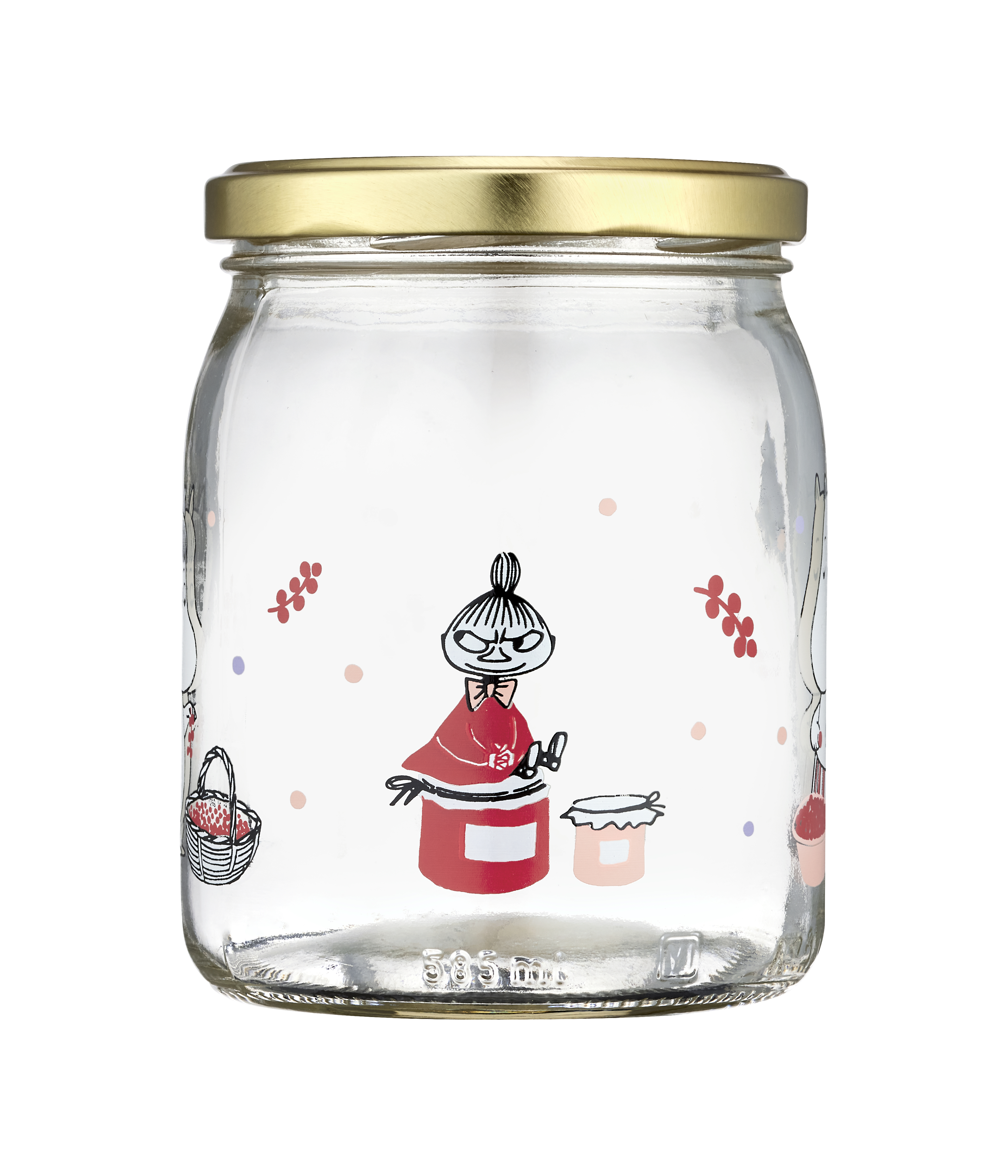 Moomin glass jar 0,5 L - Berries