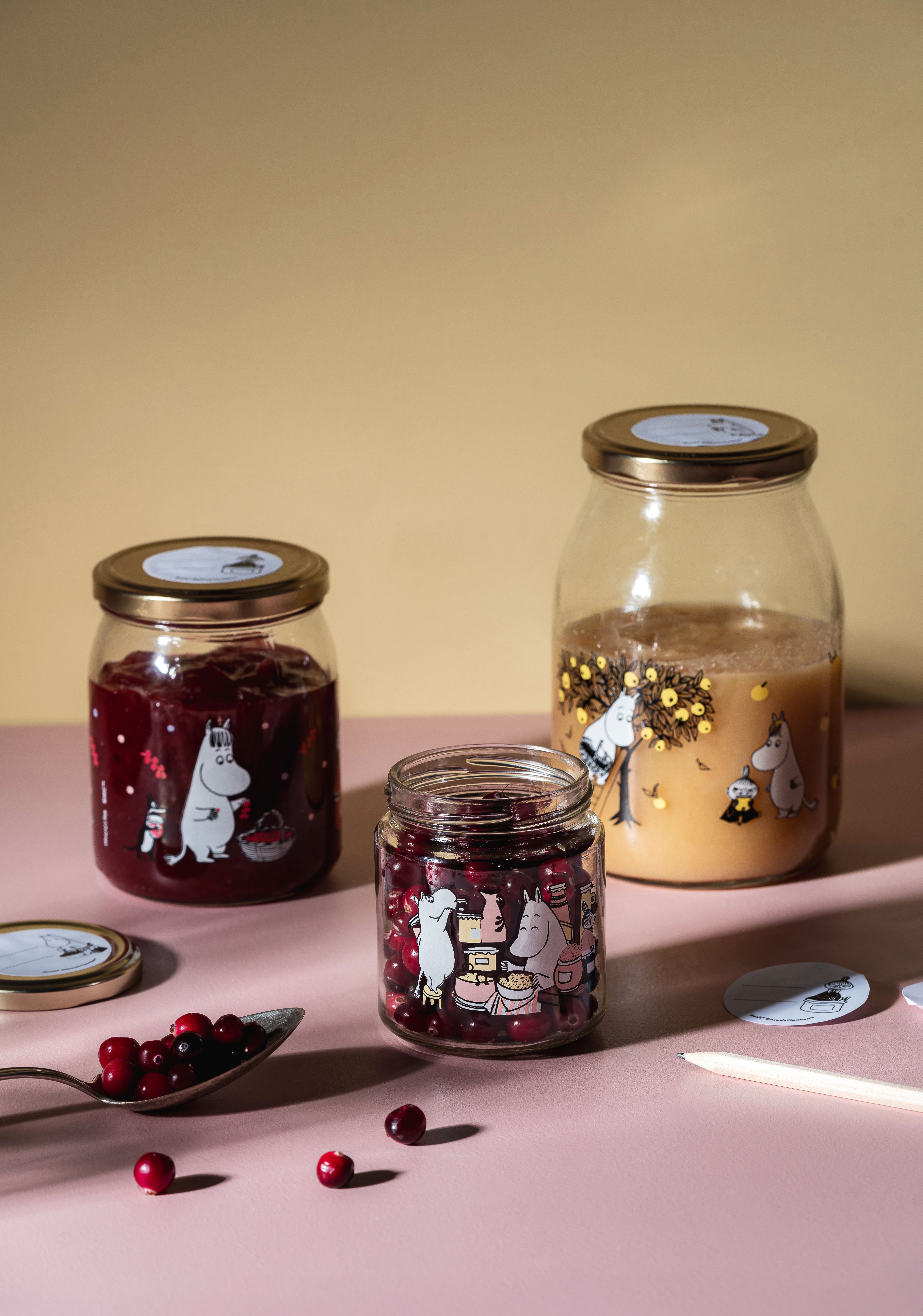 Moomin glass jar 0,5 L - Berries - 6