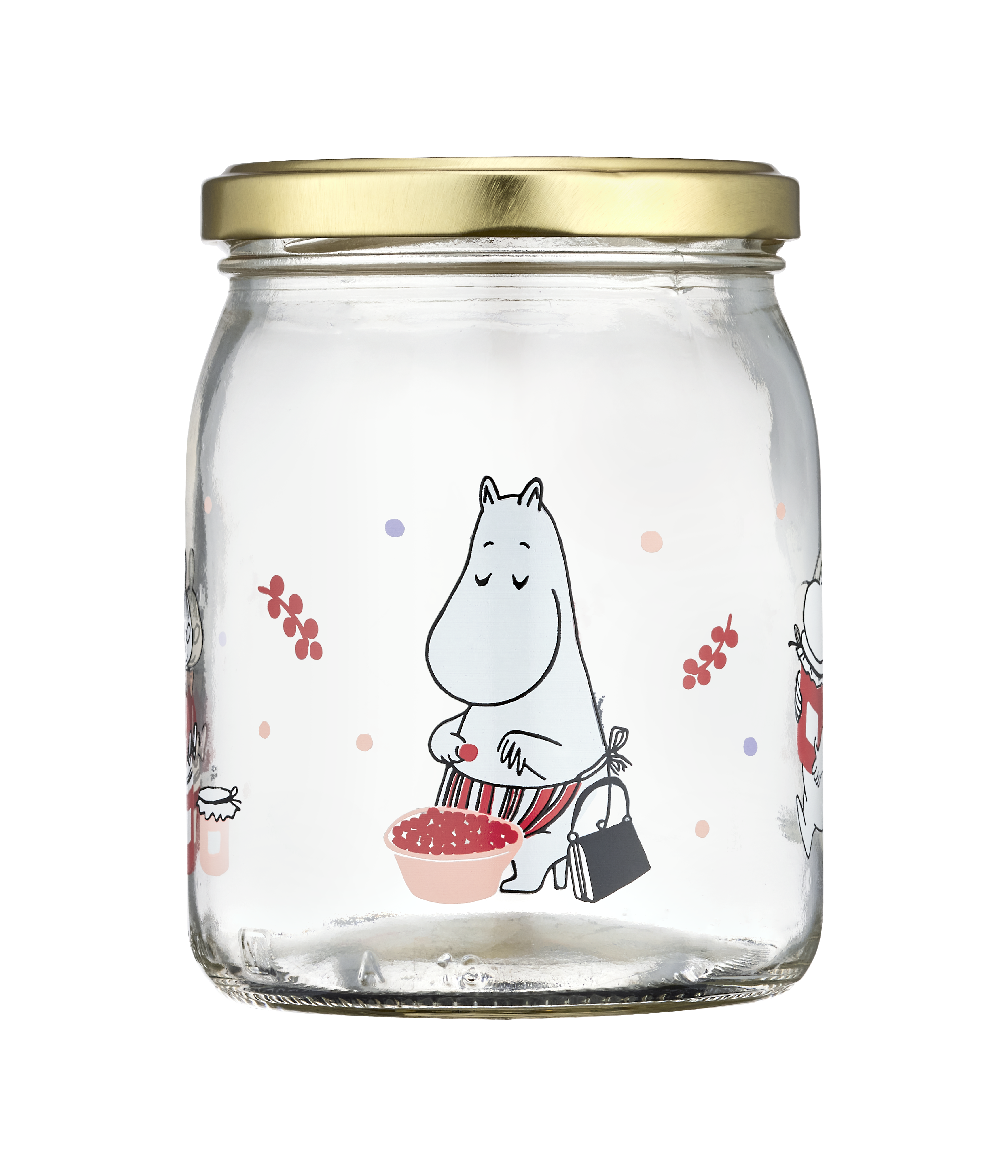 Moomin glass jar 0,5 L - Berries - 5