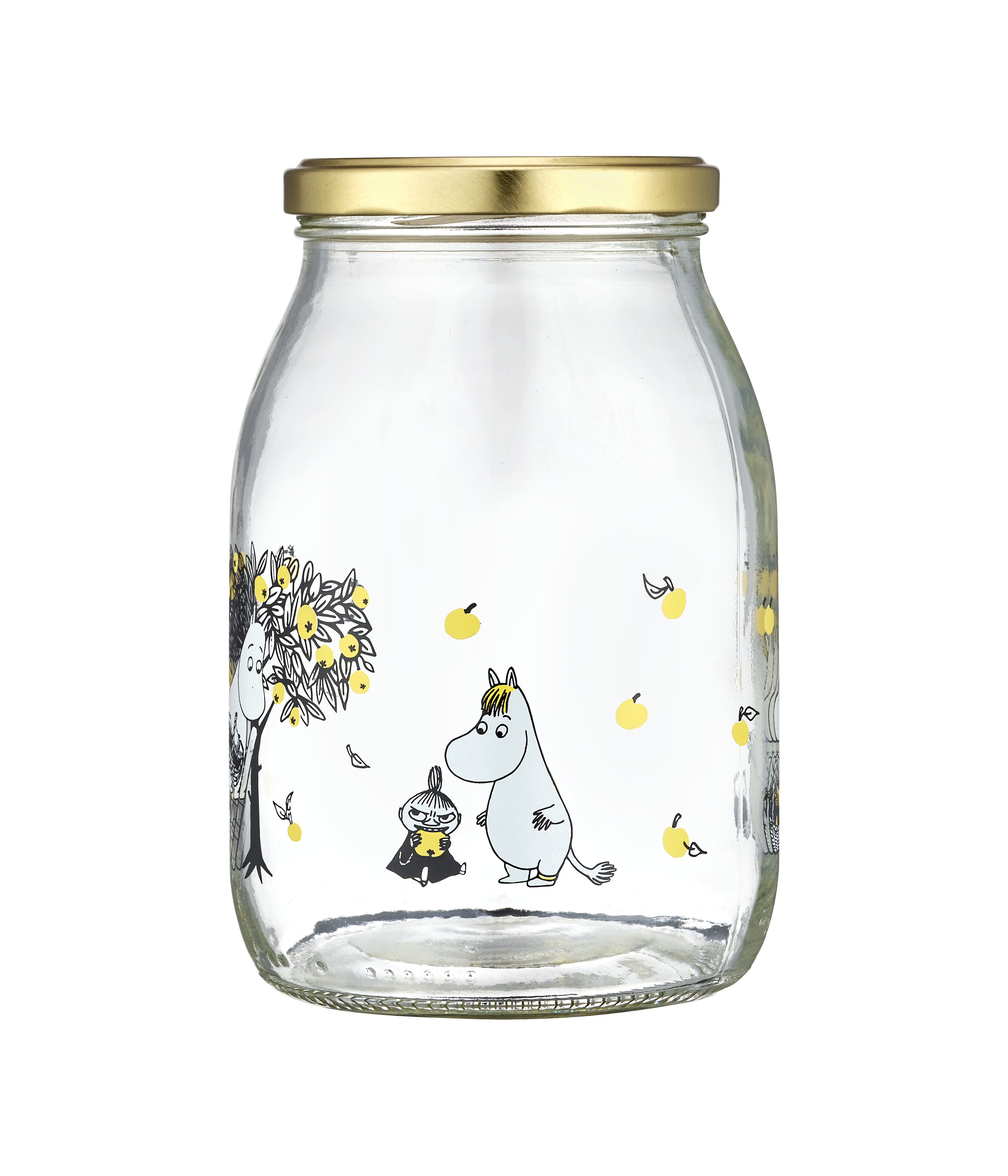 Mumin Glasburk 1 L - Äpplen - 3