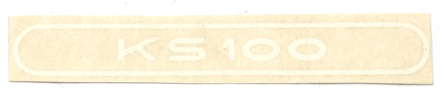Dekal bakskärm "KS100" 65-67" Vit