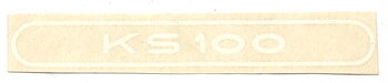 Dekal bakskärm "KS100" 65-67" Vit