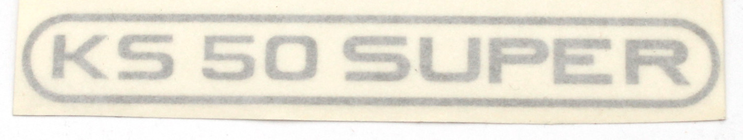 Dekal Bakskärm "KS50 SUPER"