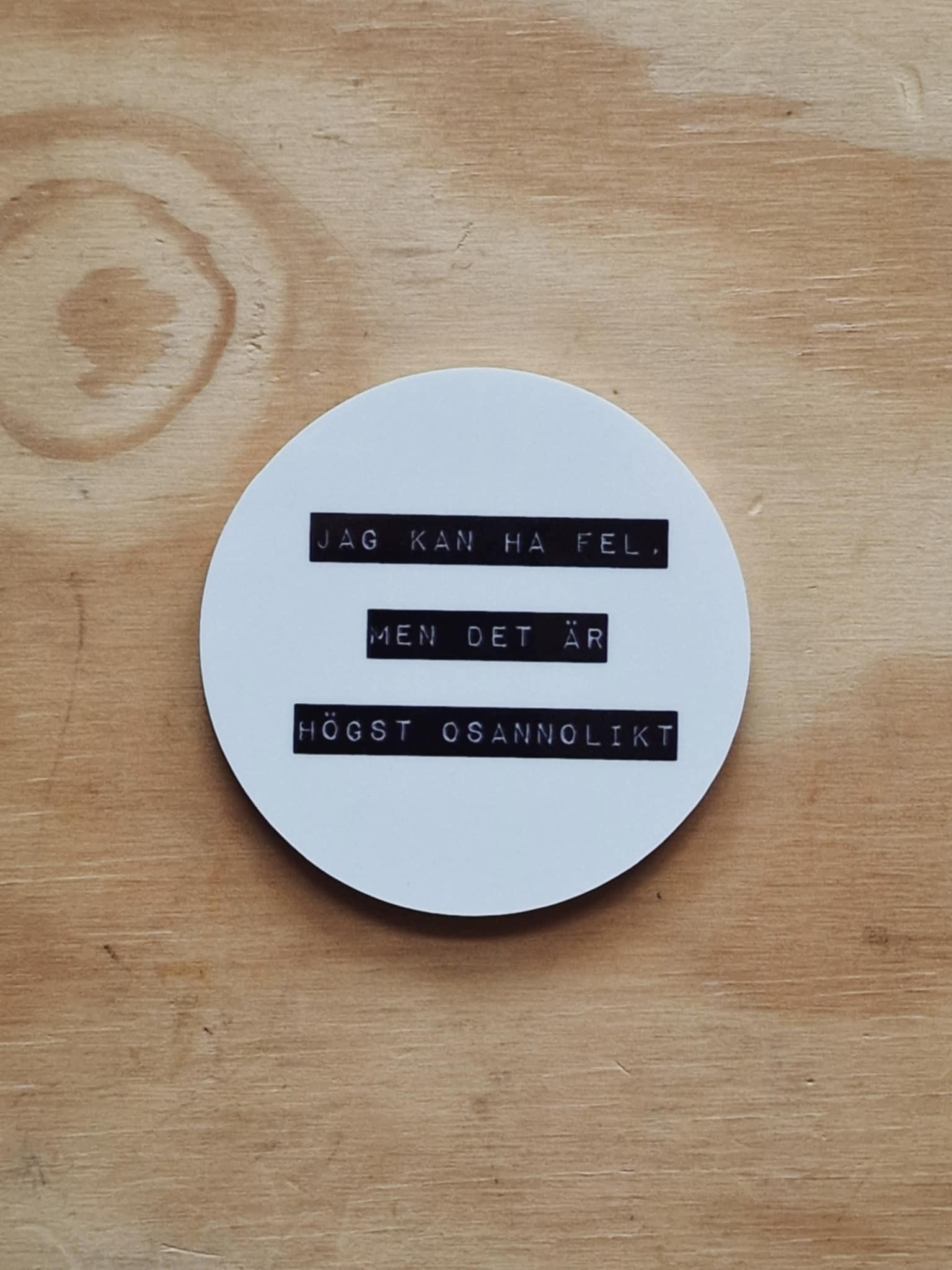 Magnet - "Jag kan ha fel, men det är högst osannolikt"