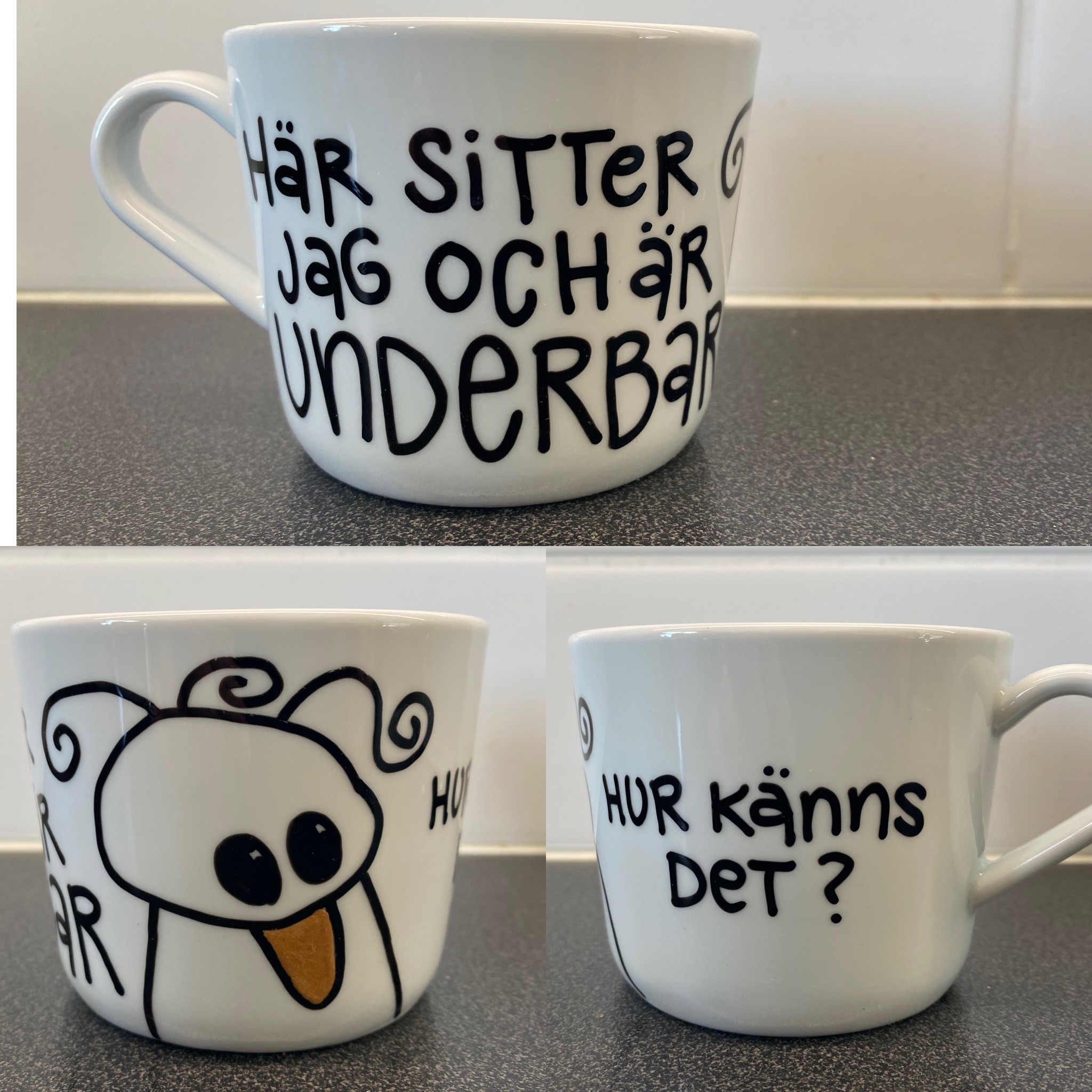 Här sitter jag och är underbar hur känns det ?