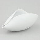 Stig Lindberg (Veckla 1950) White Sculptural Bowl 18 cm (2)