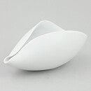 Stig Lindberg (Veckla 1950) White Sculptural Bowl 18 cm (2)