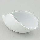 Stig Lindberg (Veckla 1950) White Sculptural Bowl 18 cm (2)