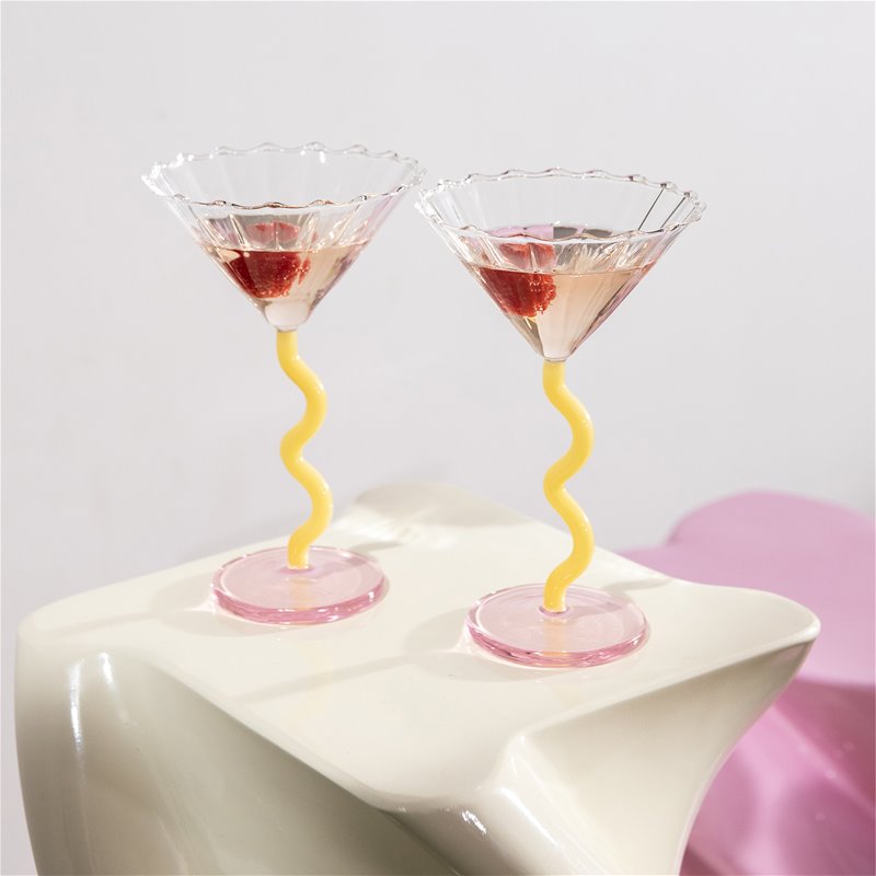 Coupeglas - Cocktailglas - Curve - Caramel 2-pack - 7