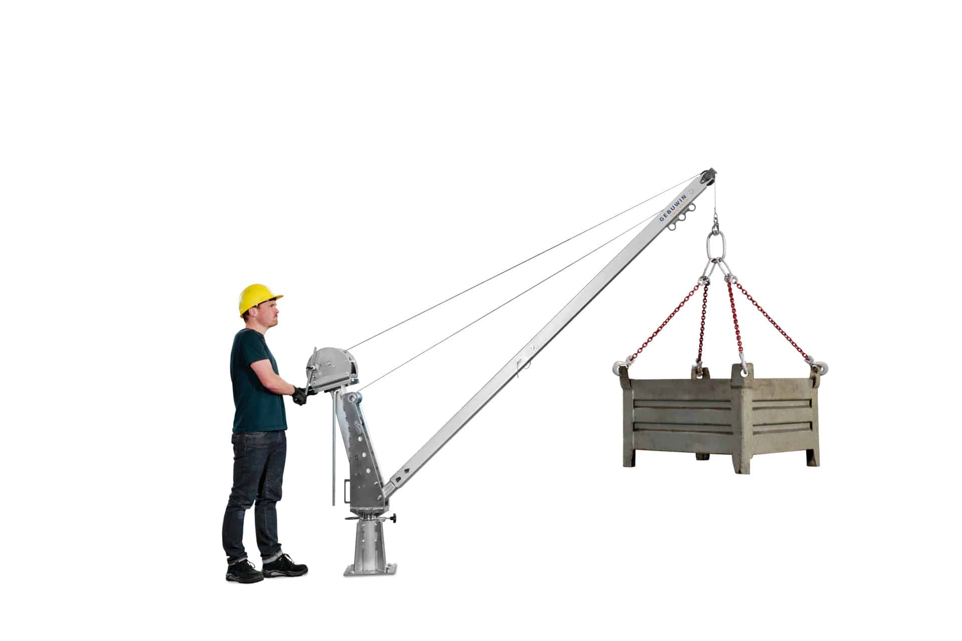 Davit kran SD900, längd: 2 m / Maxlast: 900 kg - 2
