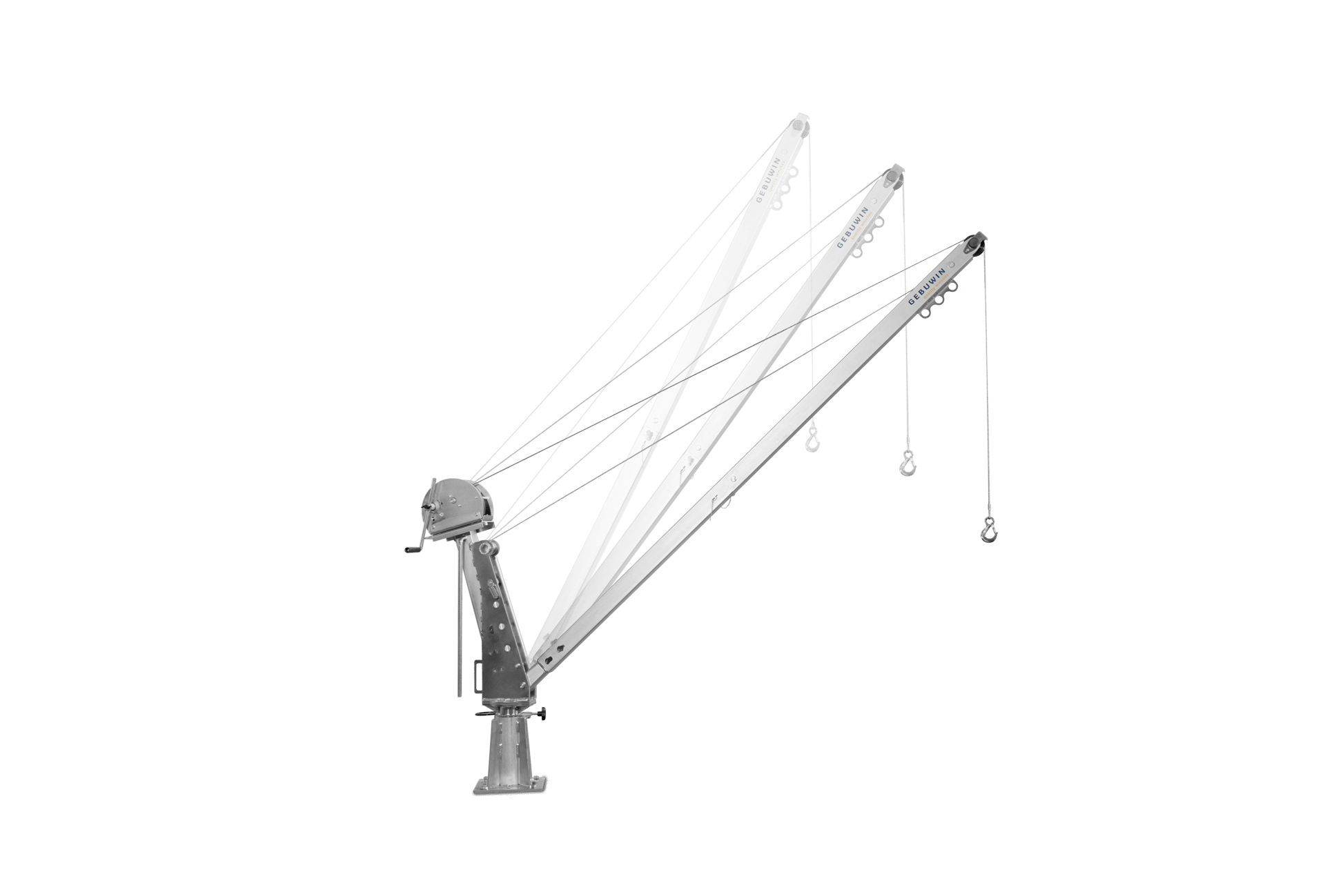 Davit kran SD900, längd: 2 m / Maxlast: 900 kg