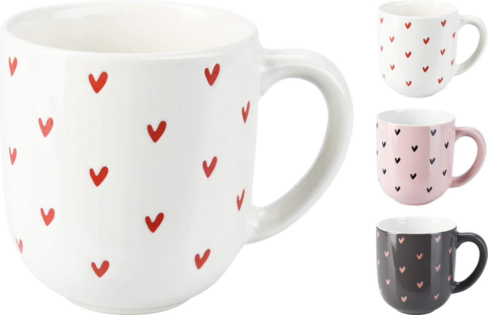Hjärta kaffemugg 300ml