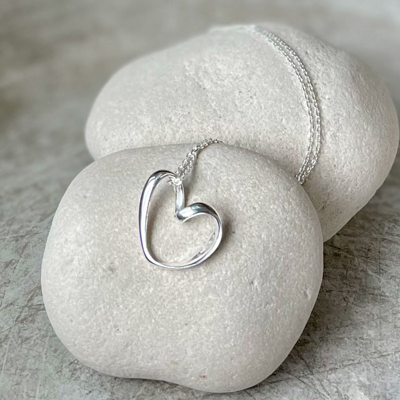 Halssmycke – Hjärta Sterling silver  HF5210