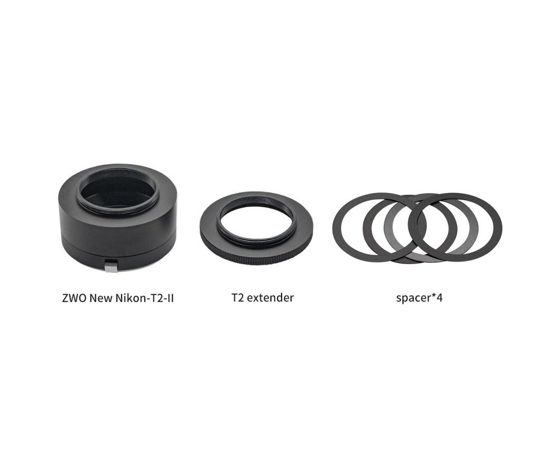 ZWO BAJONETT TILL T2-ADAPTER FÖR NIKON F - 3