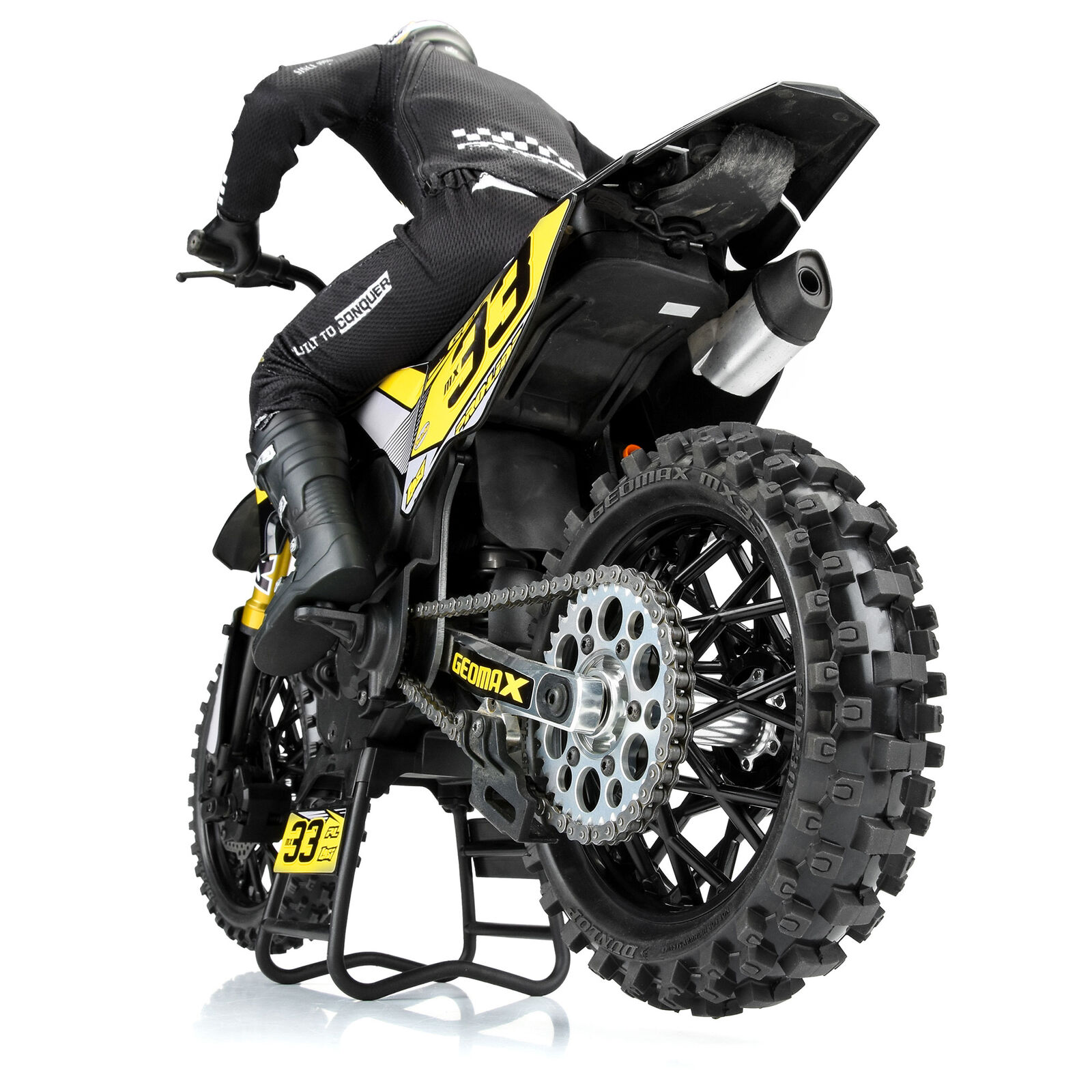 Pro-Line PRO1023010 1/4 Dunlop Geomax MX33 CR4 Rear Tire MTD Black: Promoto-MX - 4