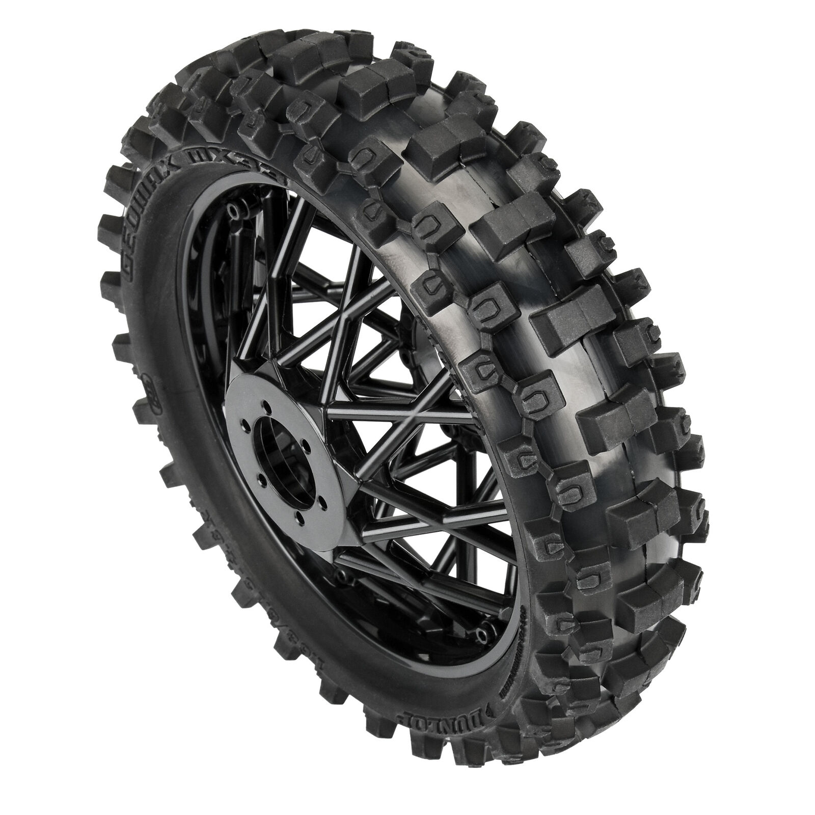 Pro-Line PRO1023010 1/4 Dunlop Geomax MX33 CR4 Rear Tire MTD Black: Promoto-MX - 3